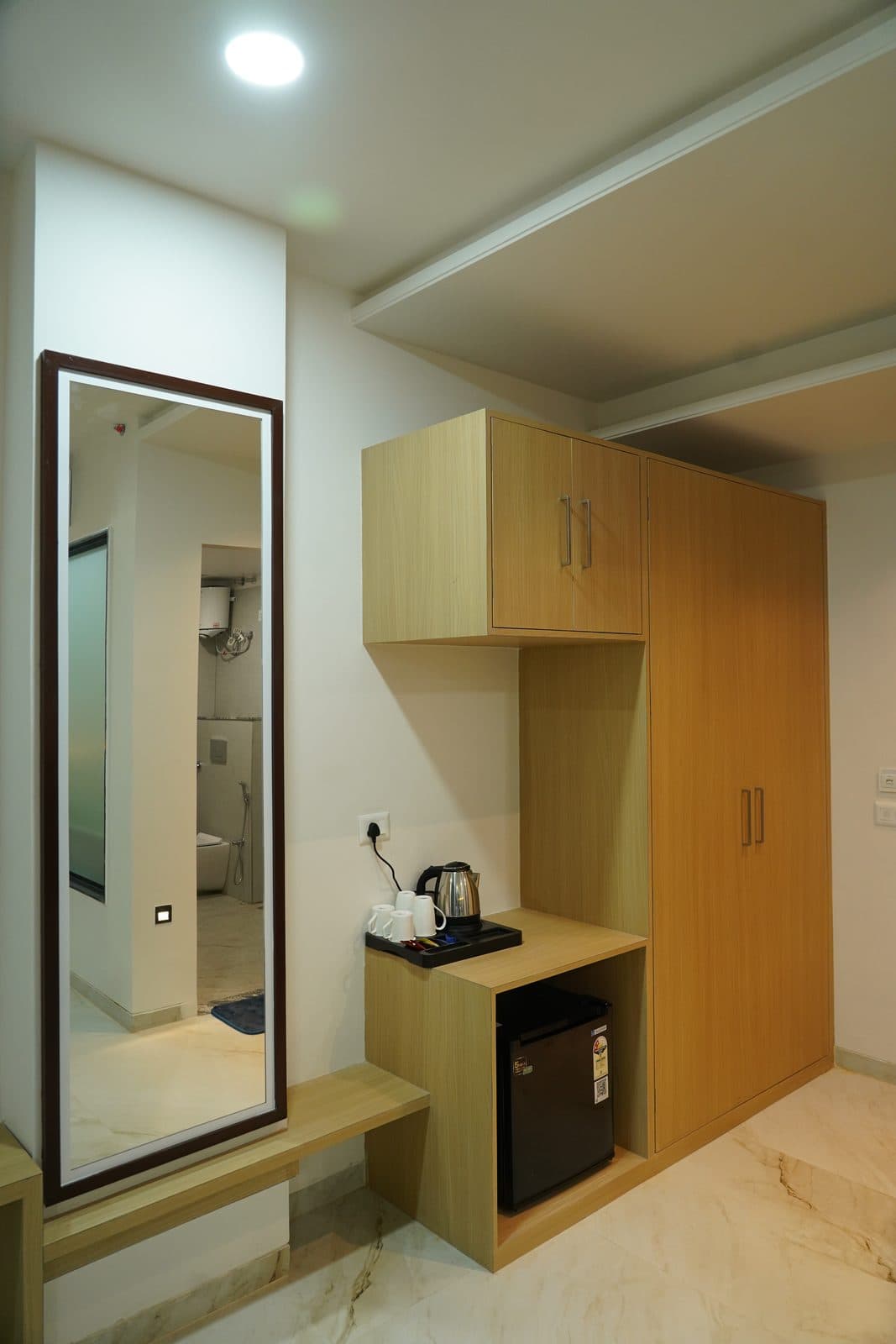 Bathroom and wardrobe