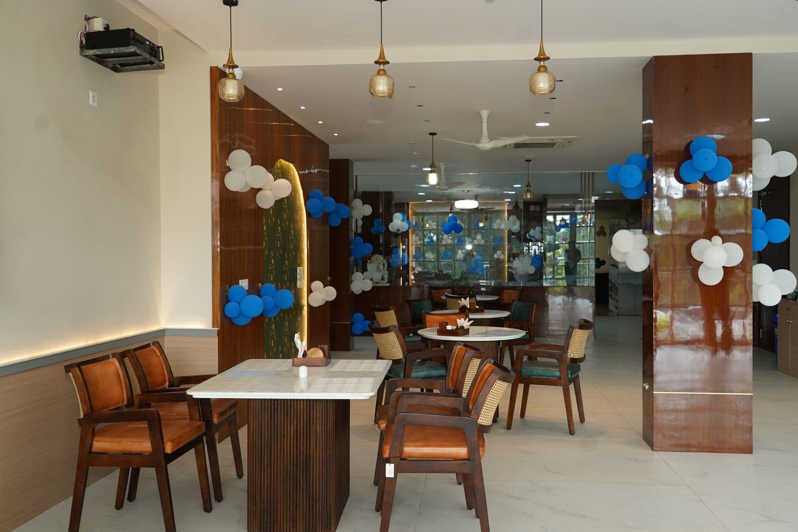 Haldi restaurant seating