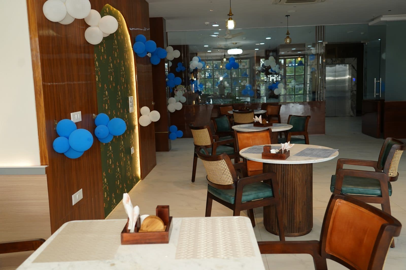 Haldi restaurant seating
