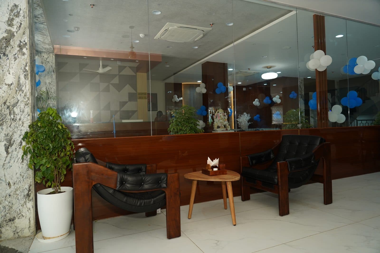 Lobby waiting area
